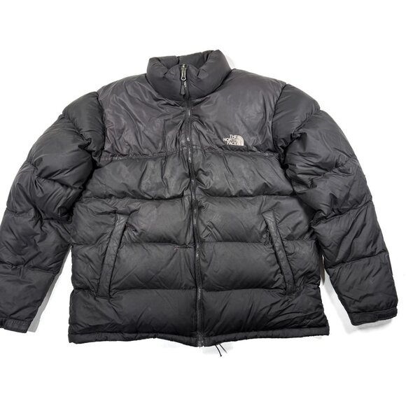The North Face Nuptse 700 Down Fill Jacket Mens XL Black Winter